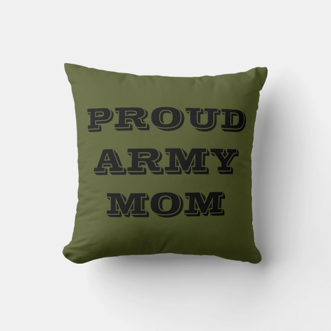 Pillow Proud Army Mum (Front)
