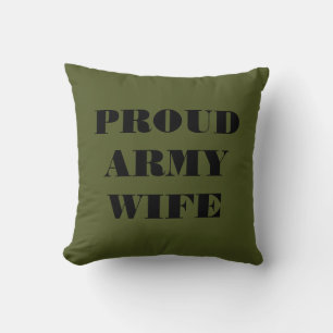 Pillow Proud Army Wife