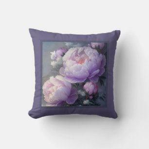 Pillow - romantic floral, peony flower, paeonia