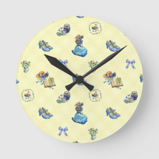 pillow round clock