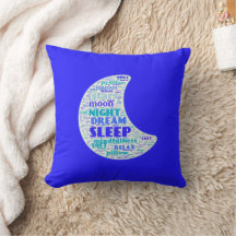 Pillow - same print on two sides - Word Cloud