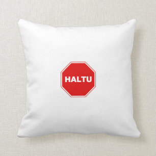 Pillow stop in esperanto