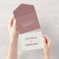 Pillow Talk Collection Wedding Invitation