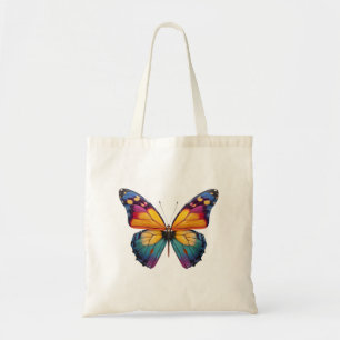 Pillow with a colorful Butterfly design. Tote Bag