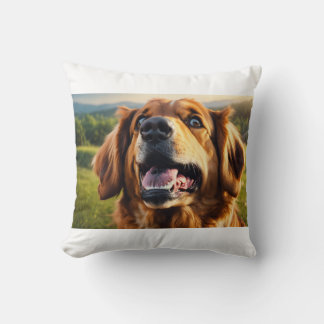 pillow with dog