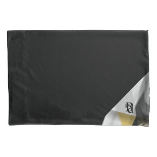 Pillowcase Abstract Trend Interior Decor Black 