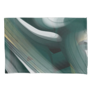 Pillowcase Abstract Trend Interior Decor Green