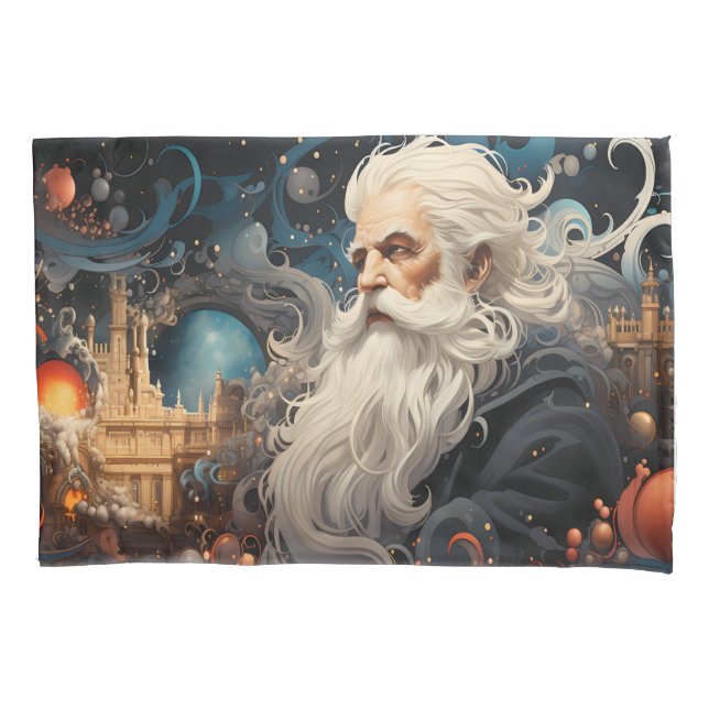 Pillowcase Blanket Dreaming of Santa (Front)