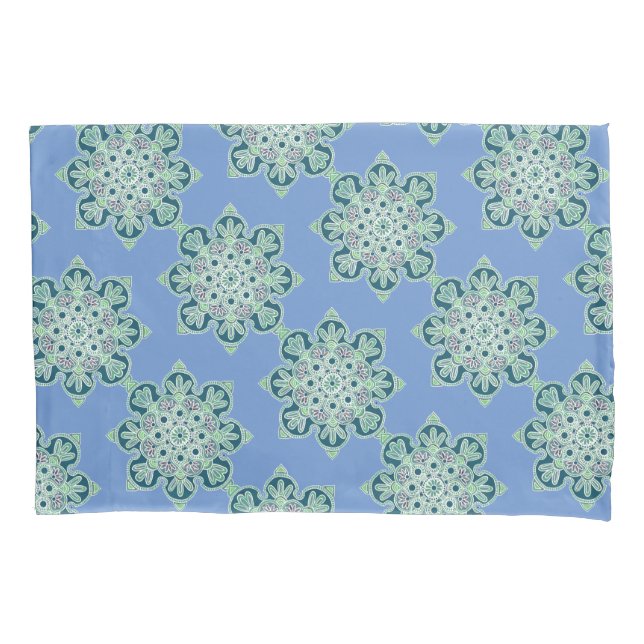  PillowCase, green Medallions Pillow Case (Front)