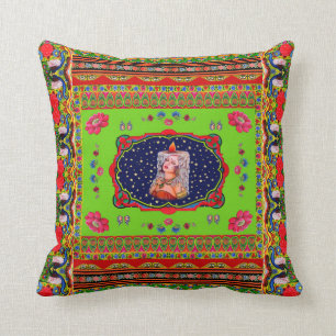 Pillowcase Inspired by Truck Art - 2 Throw Pillow
