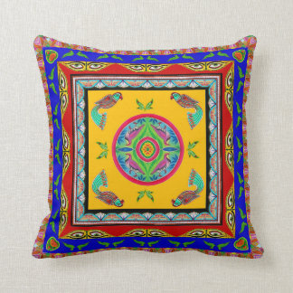 Pillowcase Inspired by Truck Art - 6 Throw Pillow