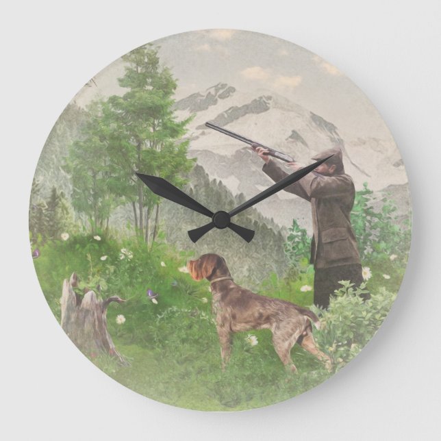 Pillowcase Round Pillow Large Clock (Front)
