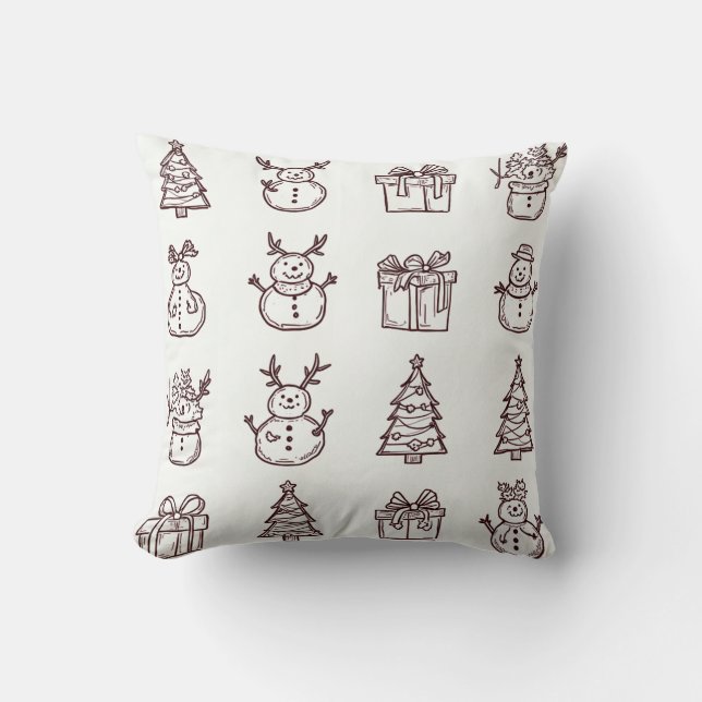 Pillows Filled with Love and Happiness for Christm (Front)