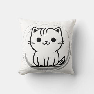 Pillows in cat design
