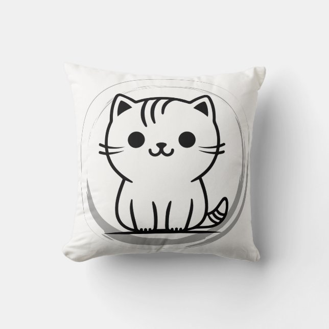 Pillows in cat design  (Front)