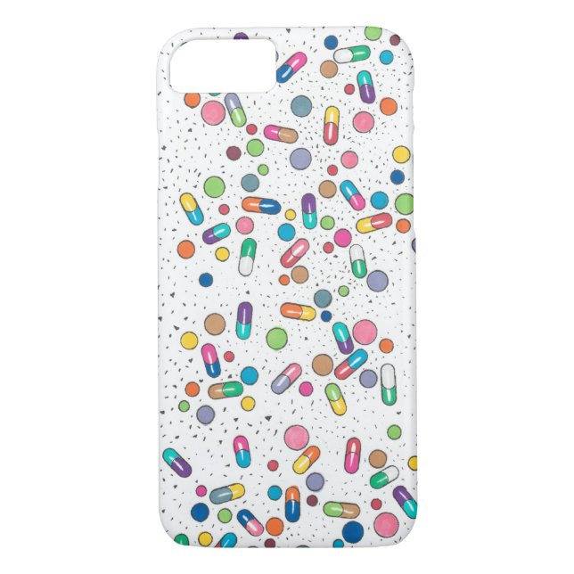 Pills Case-Mate iPhone Case (Back)