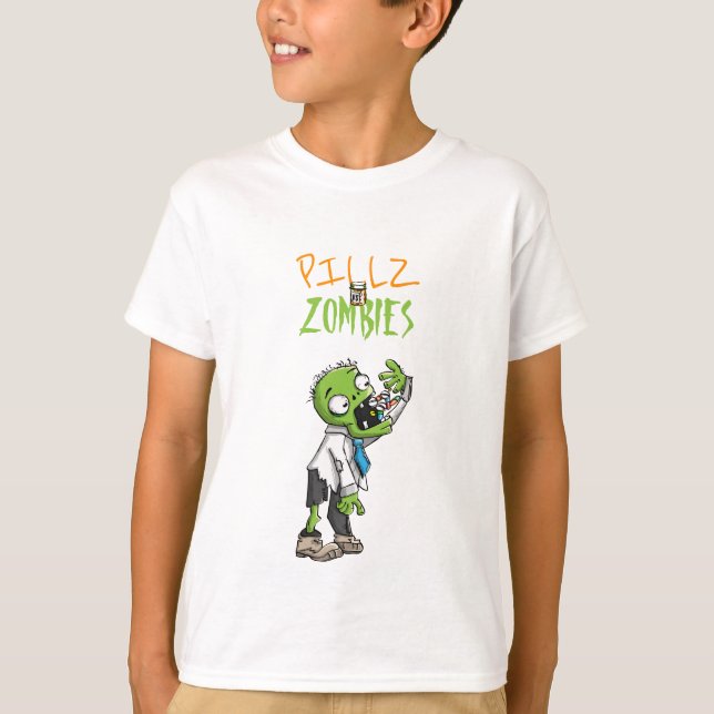Pillz vs Zombies T-Shirt (Front)