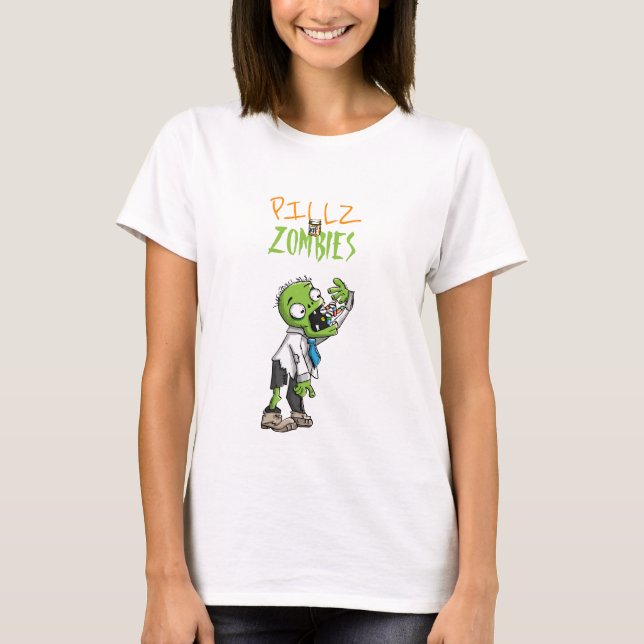 Pillz vs Zombies T-Shirt (Front)