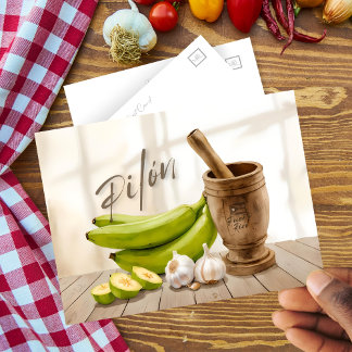 Pilón de Puerto Rico Postcard