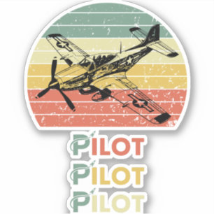 Pilot, Aeroplane, Aviation, Retro, Sunset, Vintage