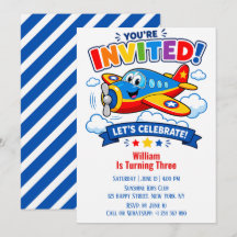 Pilot Aeroplane Boy | 3rd Birthday Plane Party