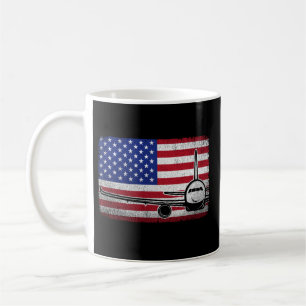 Pilot Airplane American Flag Plane Aviation  Coffee Mug