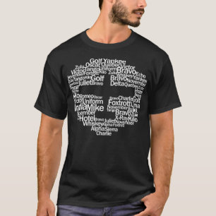 Pilot Alphabet in a Plane Frame Vintage 2 T-Shirt
