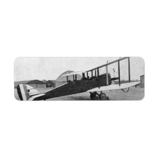 Pilot Aviation Aeroplane Vintage return address