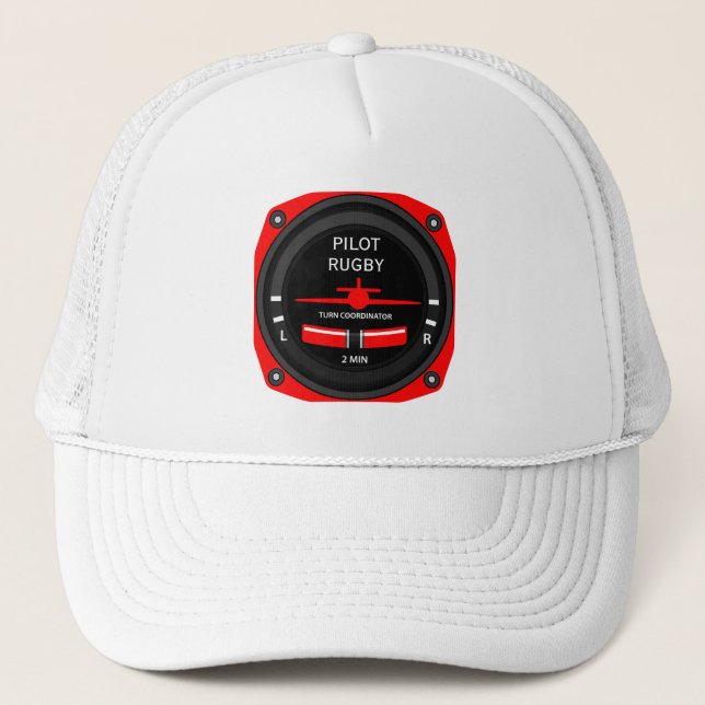 Pilot Aviation Geek Trucker Hat (Front)