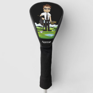 Pilot Aviation Industry Golfer at golf ball   Golf Head Cover