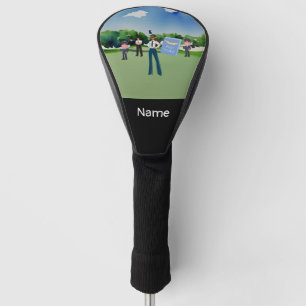 Pilot Aviation Industry Golfer at golf  Head Cover