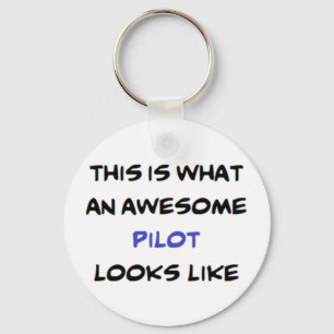 pilot, awesome key ring
