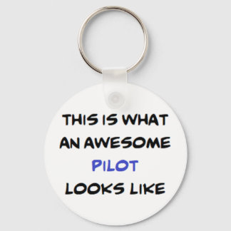 pilot, awesome key ring