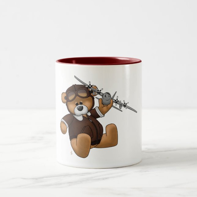 Pilot Bear Coffee Mug (Center)