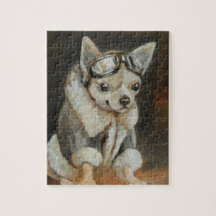 Pilot best friend Chihuahua puzzle