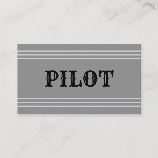 Pilot Business Card (Front)