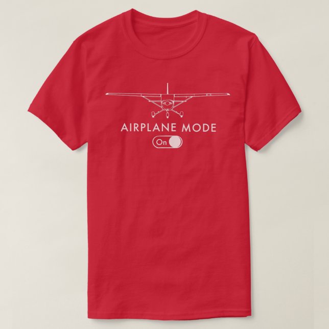 Pilot C172 Flying Gift Aeroplane Mode  T-Shirt (Design Front)