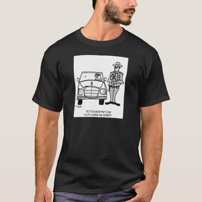 Pilot Cartoon 5214 T-Shirt (Front)