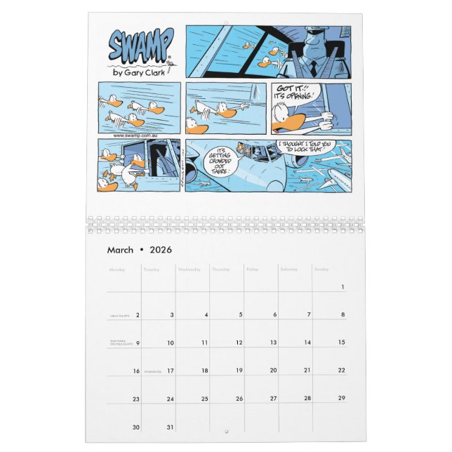 Pilot Cartoon Aviation Humour Calendar (Mar 2026)