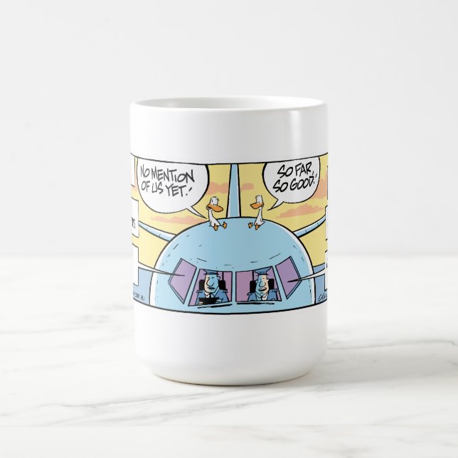 Pilot Checklist Cartoon Coffee Mug (Center)