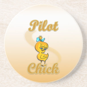 Pilot Chick Coaster