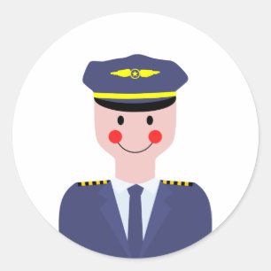 Pilot Classic Round Sticker