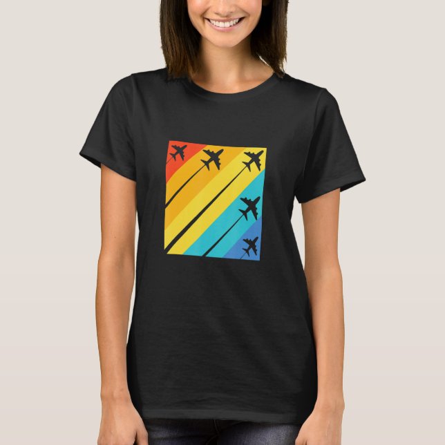 Pilot Commercial Passenger Aeroplanes Aeroplanes A T-Shirt (Front)