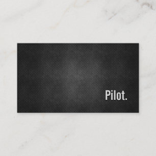 Pilot Cool Black Metal Simplicity Business Card