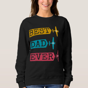 Pilot Dad Pilot Father Aeroplane For Father And D Sweatshirt
