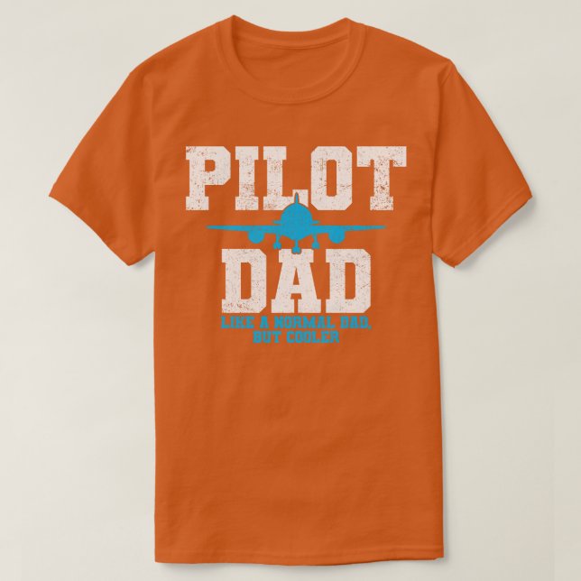 Pilot Dad Vintage T-Shirt (Design Front)