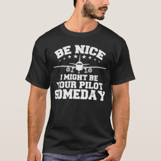 Pilot Design For Men Women Aviation Aeroplane Pilo T-Shirt