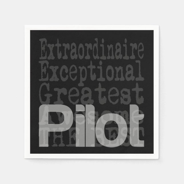Pilot Extraordinaire Napkin (Front)