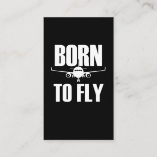 Pilot Fly Airplane Love Funny Pilots Business Card