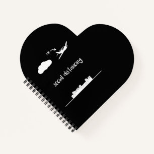 Pilot Flying This Is Me Social Distancing Gift Notebook